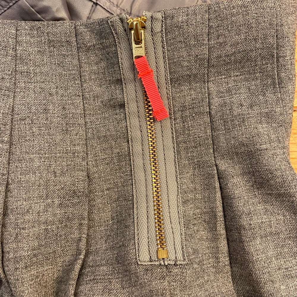 Crewcut Girls Grey Wool Box Pleated skirt, size 6
