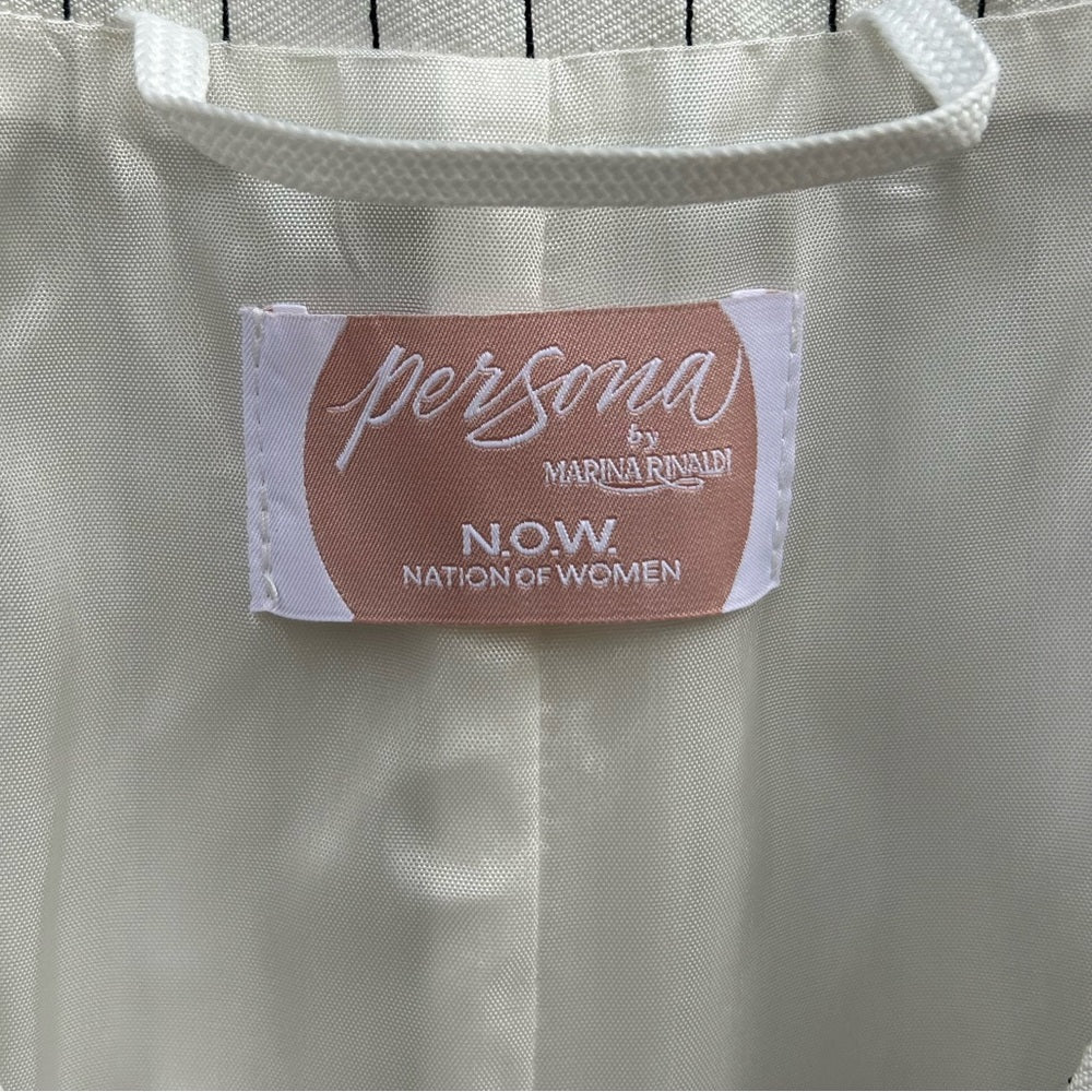 Marina Rinaldi Persona Pin Striped Waist Coat, BNwT, size 16