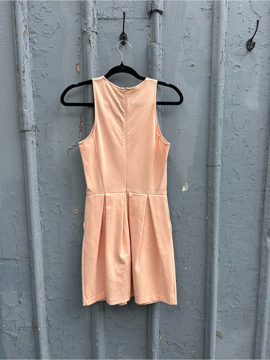 Aritzia Sunday Best Peach Sleeveless Fit & Flare S