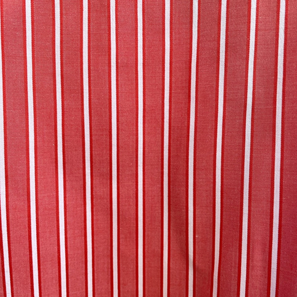 Ted Baker “Nipani” red vertical stripe Buttondown, size Ted 3 (Medium)