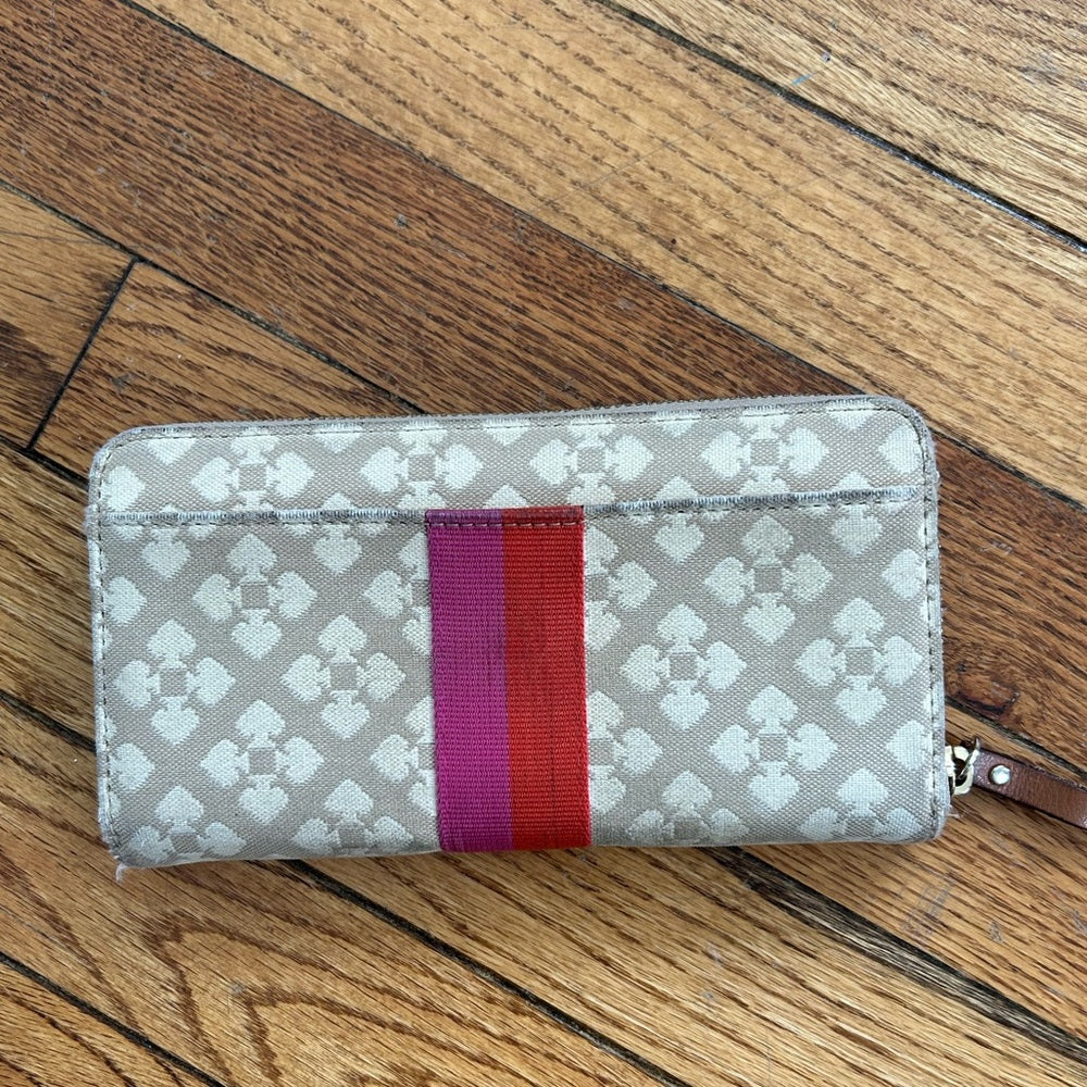 Kate Spade Neda Fabric Wallet, 7.5”x4”x1”
