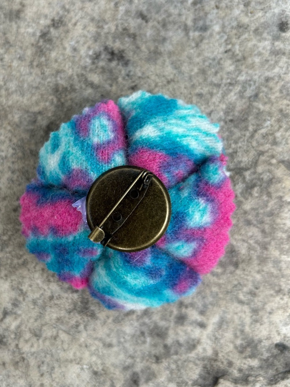 Vintage Cashmere Floral Brooch