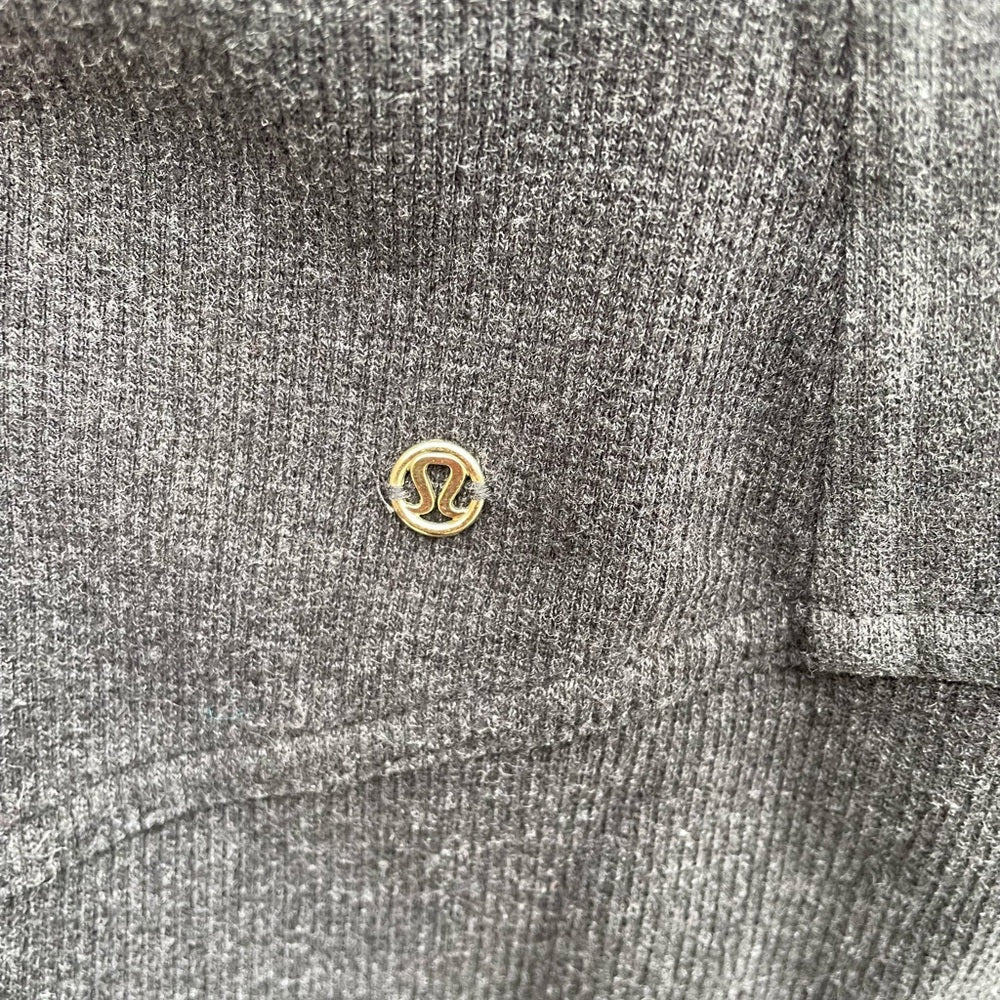 Lululemon Radiant Jacket In Heathered Black, Size 4