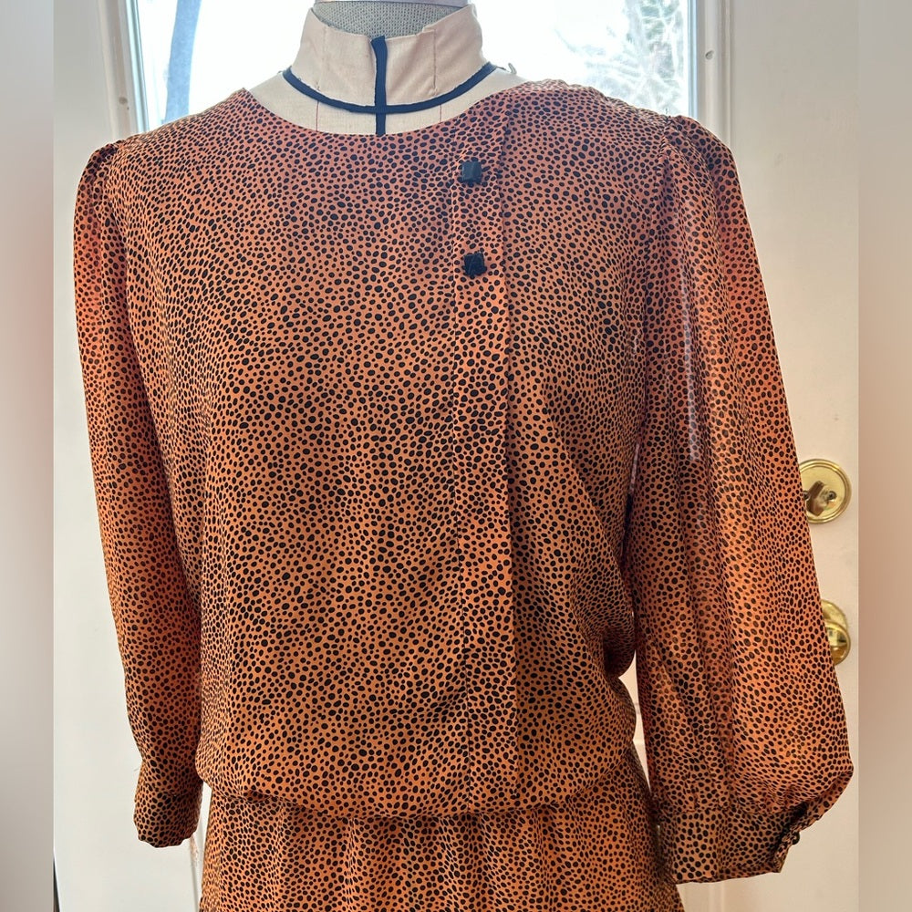 Bruce Wayne Vintage Animal Print Dress, Modern size 10