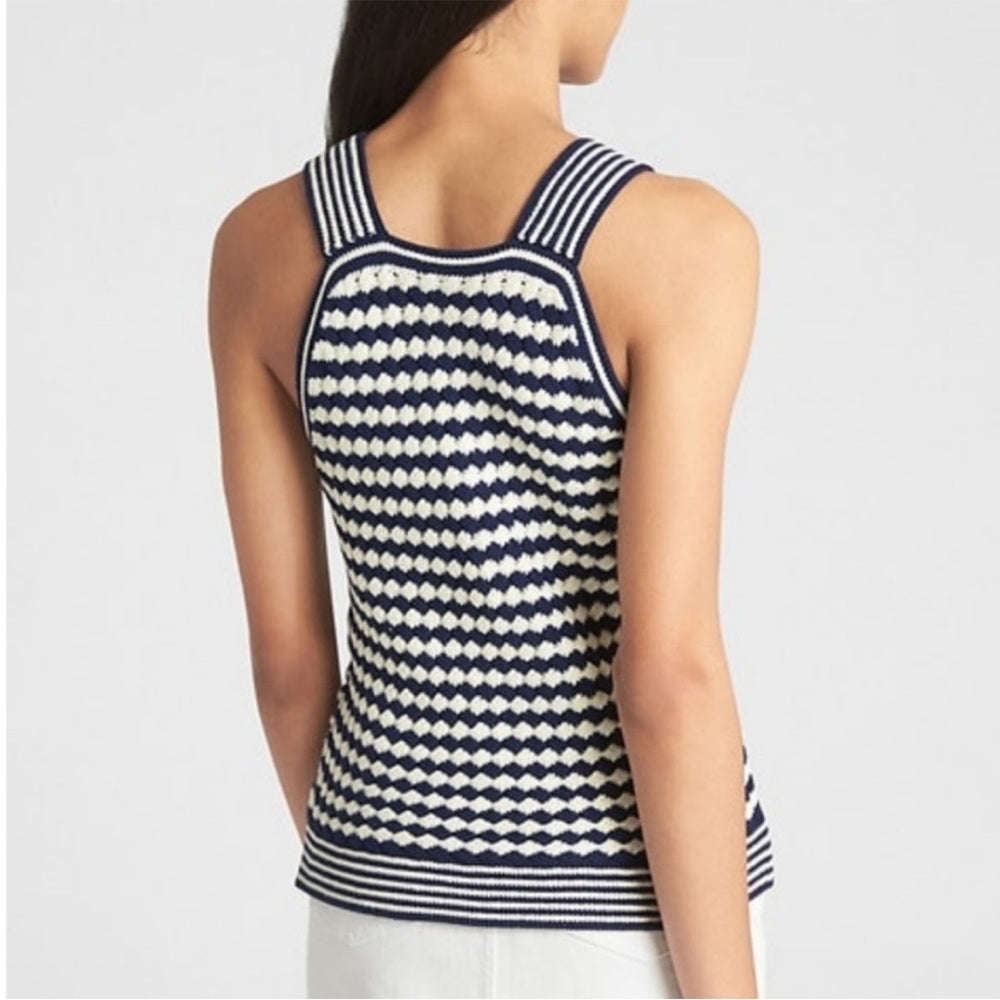 Gap Crochet Sweater Vest Tank Top, Medium