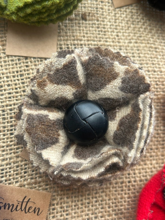 Vintage Cashmere Floral Brooch