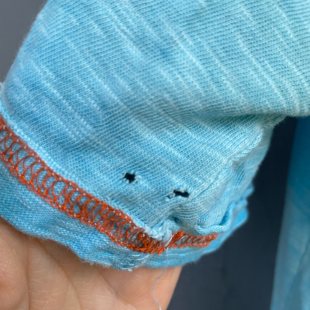Superdry Cyan Blue Crewneck tee, size 3XL