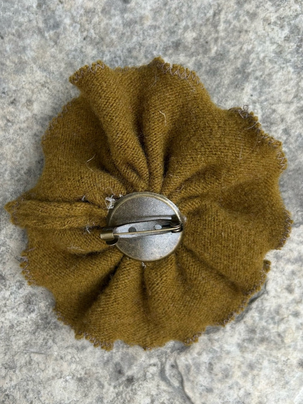 Vintage Cashmere Floral Brooch