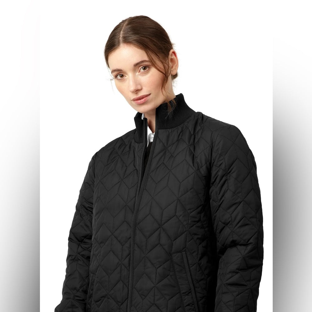 Ilse Jacobsen Short quilted A-shaped coat, size 8