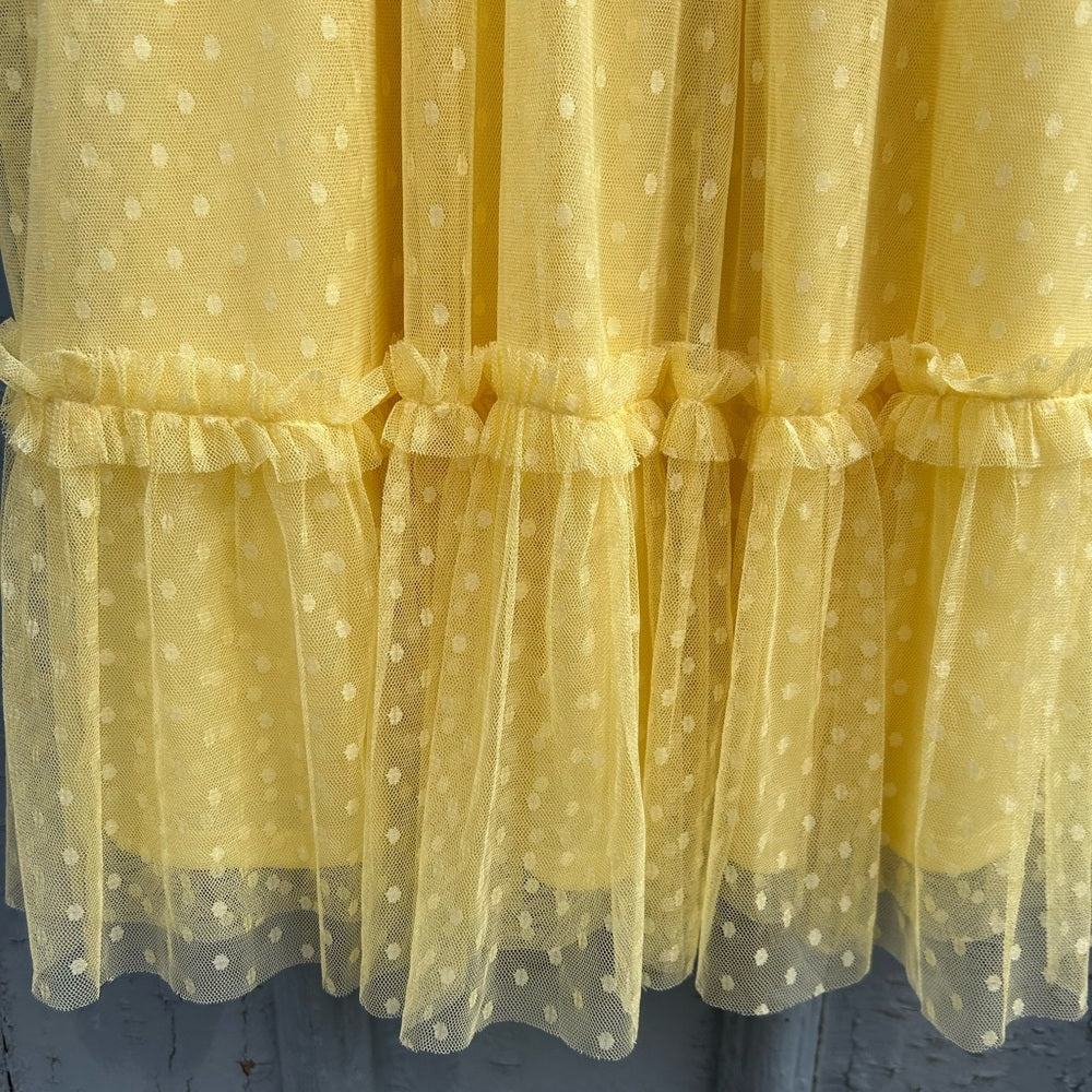 Jake’s Cocktail Yellow dress, size 38 (approx 6)