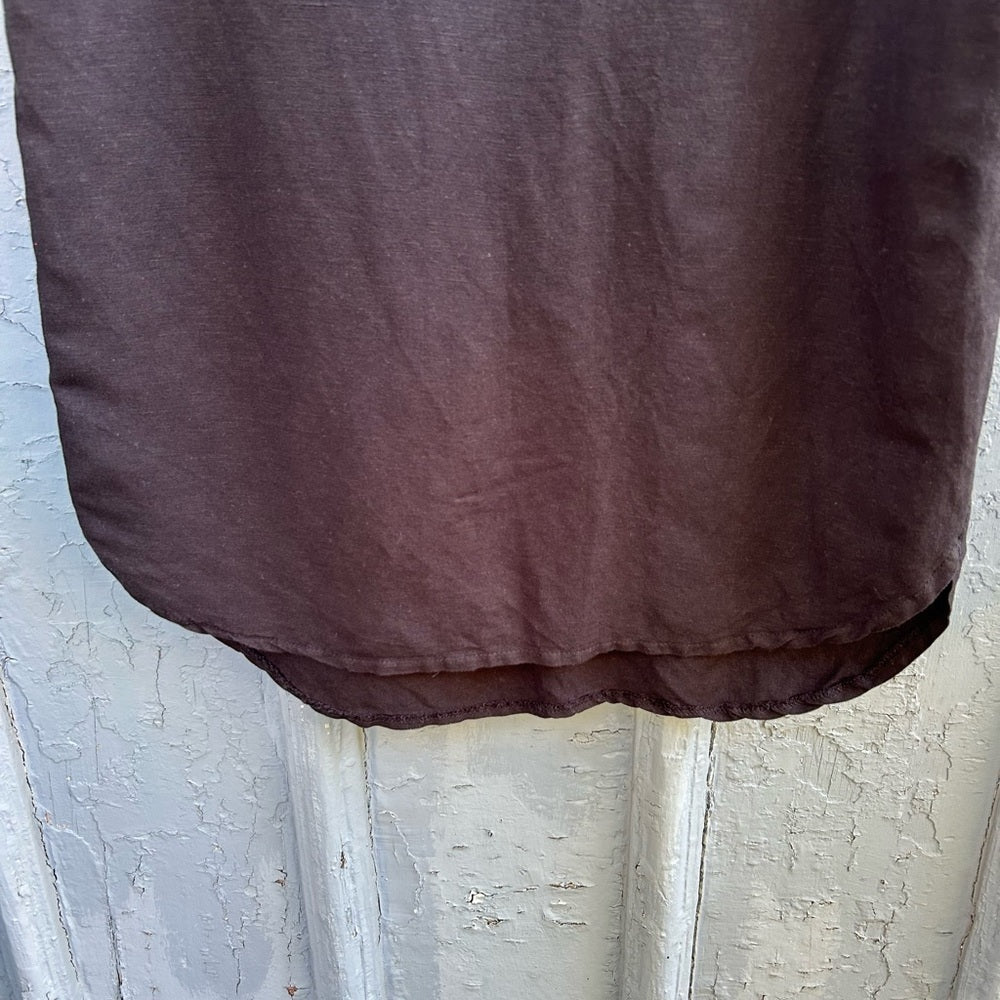 Valerie Dumaine Dionne Linen blend black and white dress, size XS (oversized)
