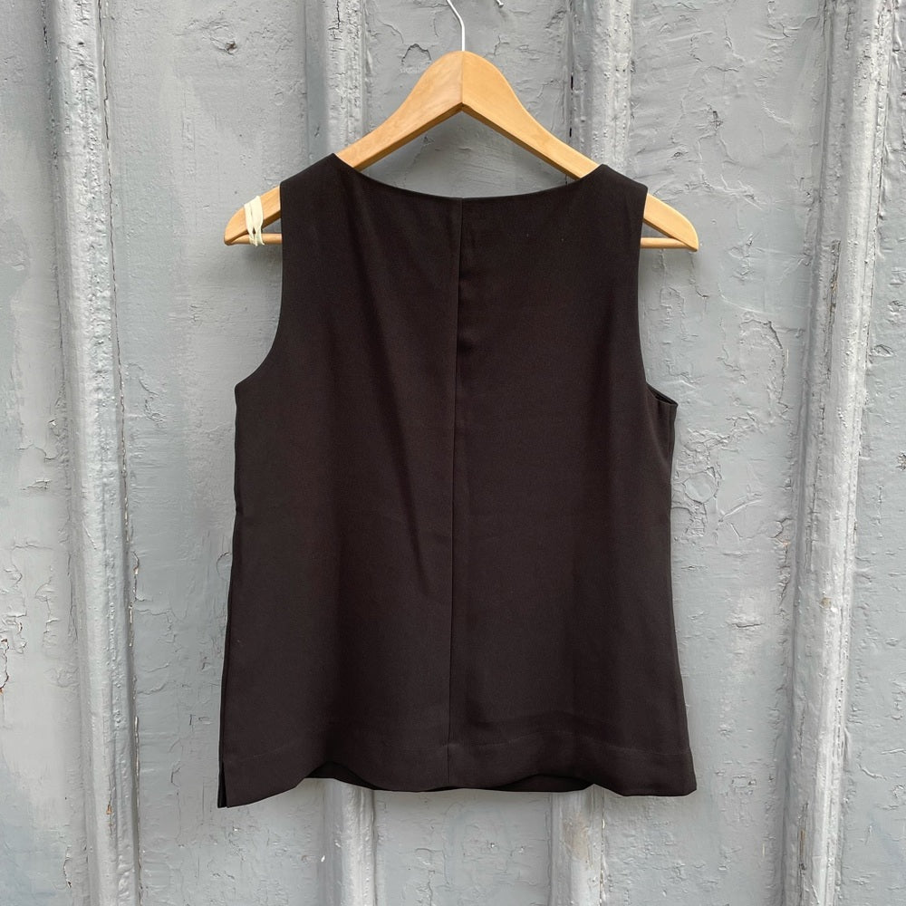 J Crew Black Scoop Neck Tank Top, BNWT, size 2