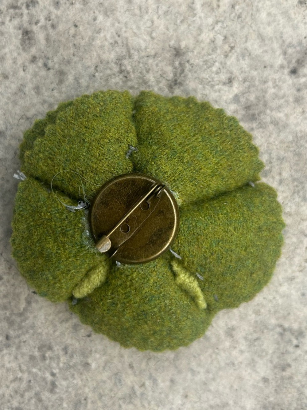 Vintage Cashmere Floral Brooch