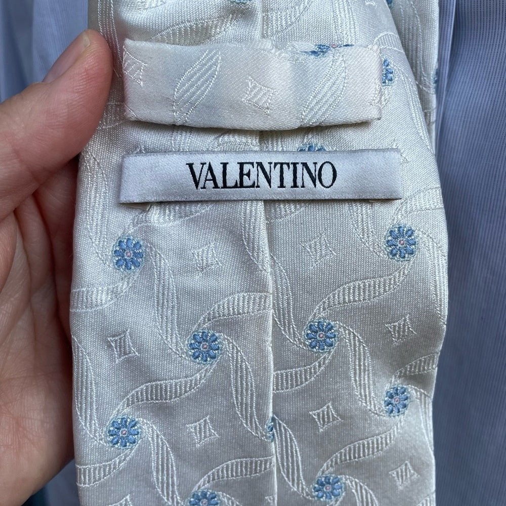 Valentino Floral Brocade Silk Tie
