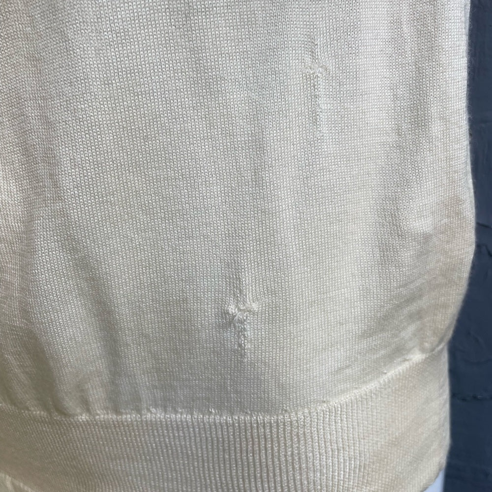 Celine Sleeveless Silk, Wool, Cashmere knit Sweater, size XS