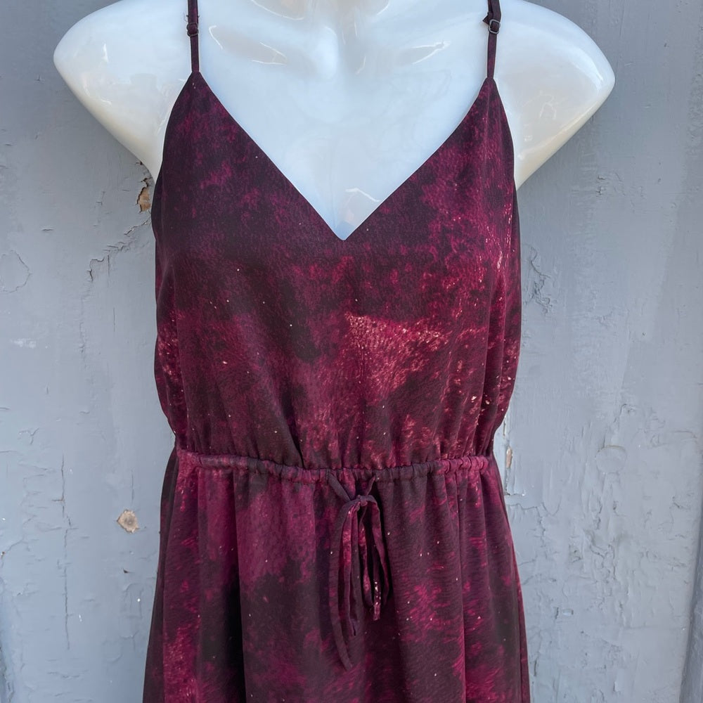 Babaton Burgundy Casmir Dress, size xs