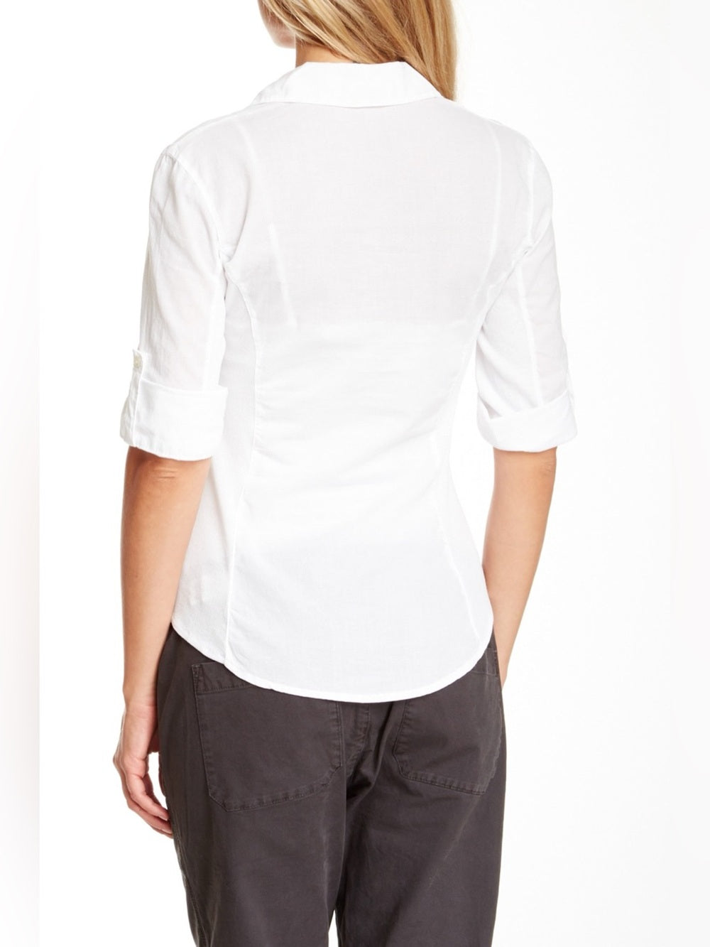 James Perse White Button down, size “2”