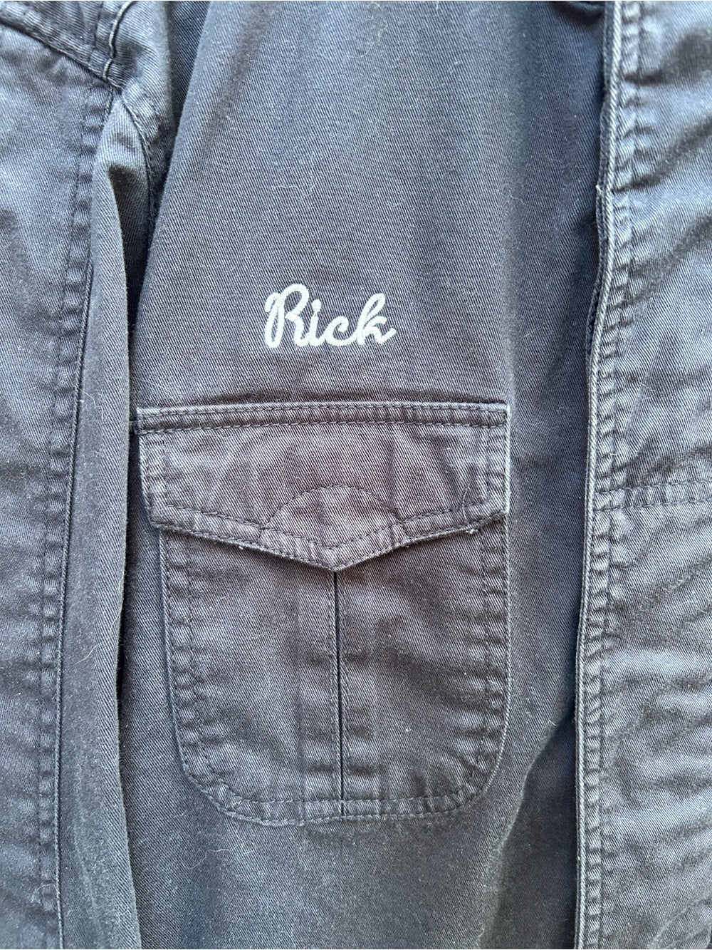 Toyota “Rick’s”Navy mechanic Jacket, Approx Size W Medium/M Small