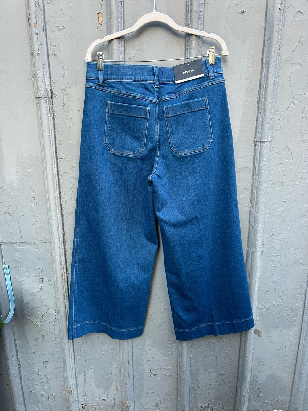 Spanx Wide Leg Cropped Jeans, BNWT, size Large