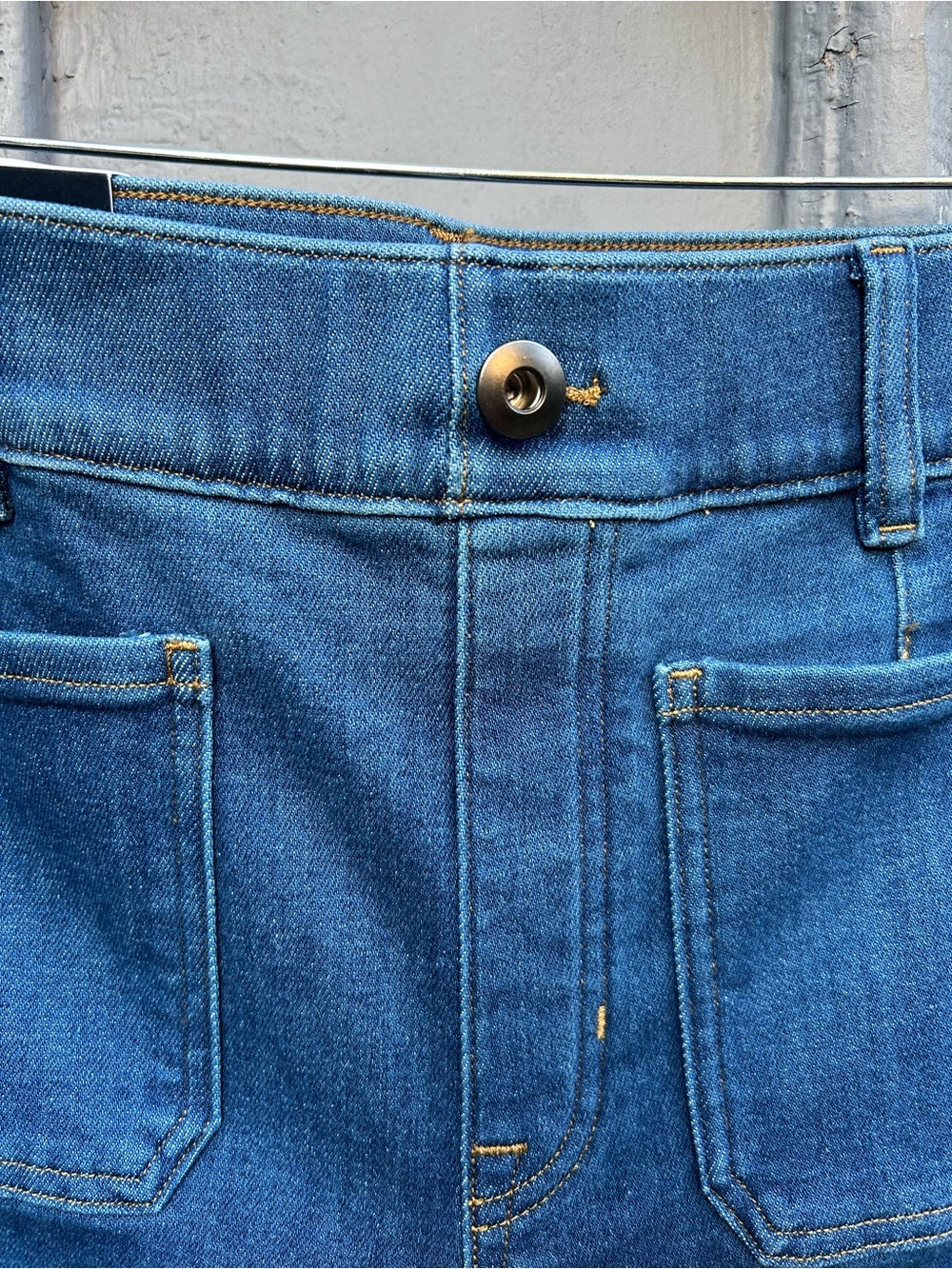 Spanx Wide Leg Cropped Jeans, BNWT, size Large