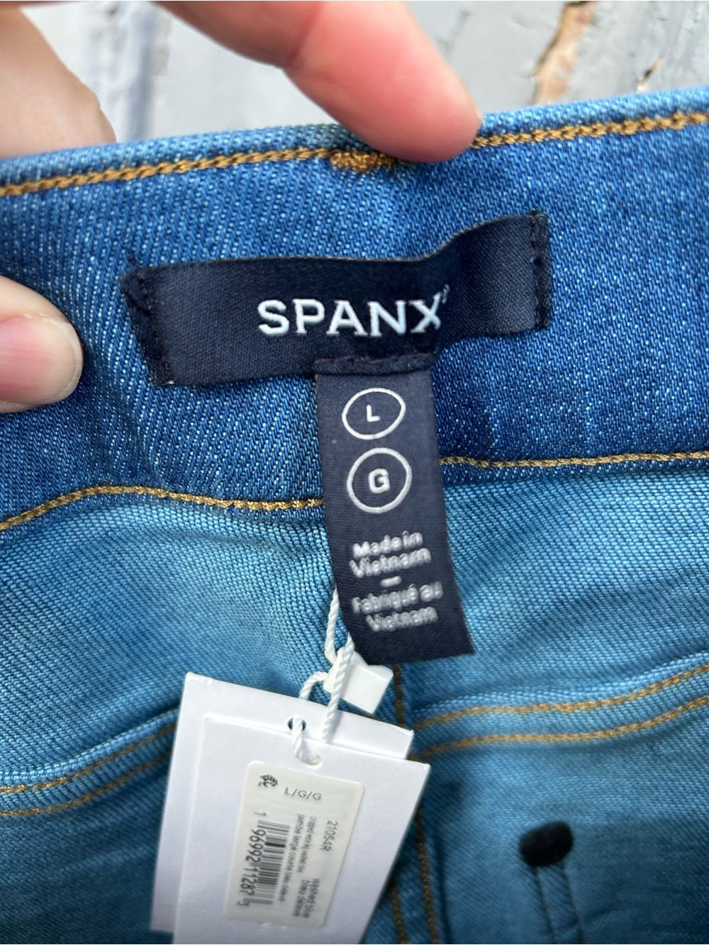 Spanx Wide Leg Cropped Jeans, BNWT, size Large
