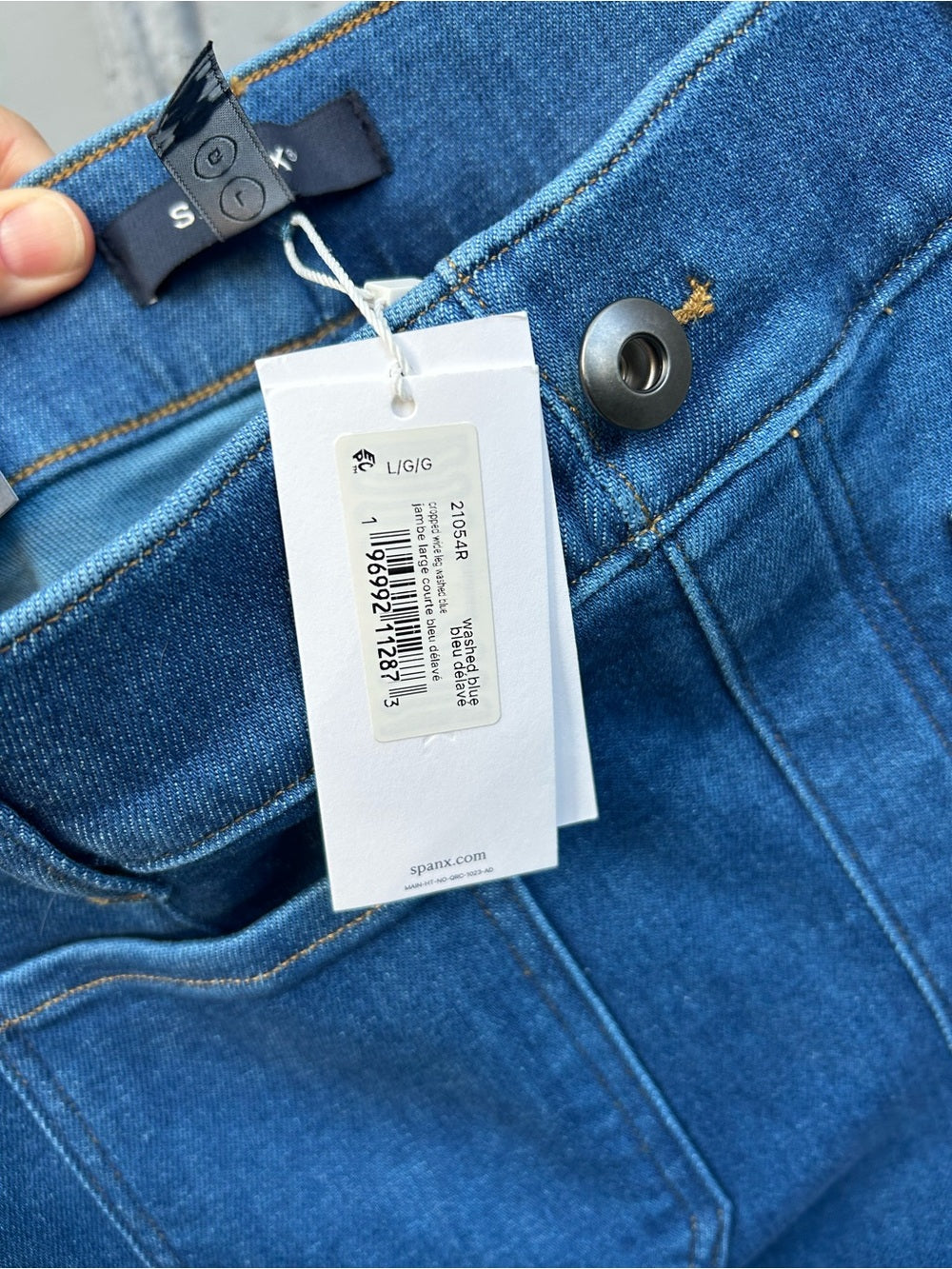 Spanx Wide Leg Cropped Jeans, BNWT, size Large
