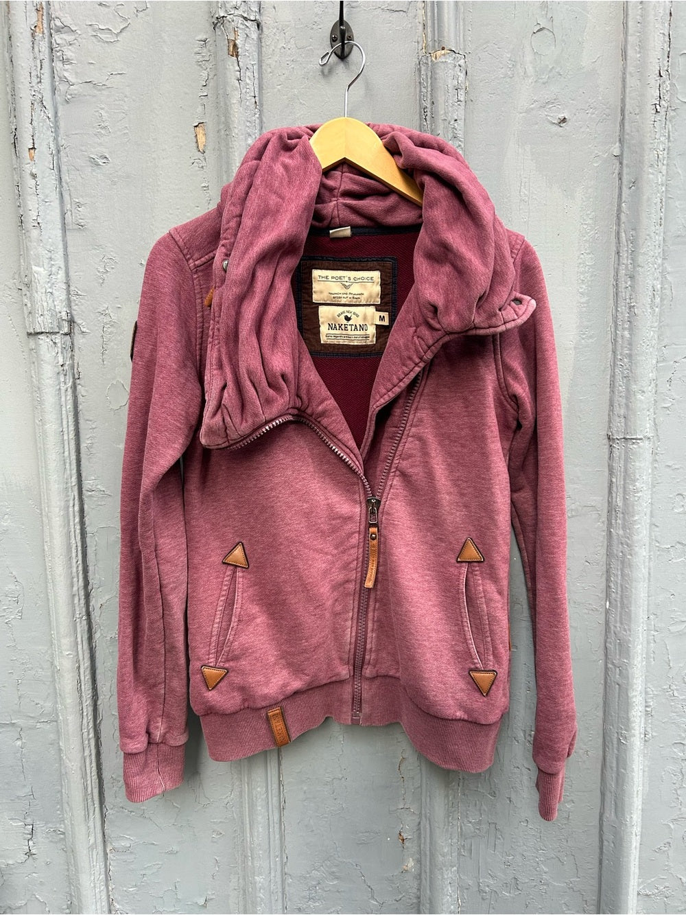Naketano Poets Choice Assymetric Sweatshirt, size M