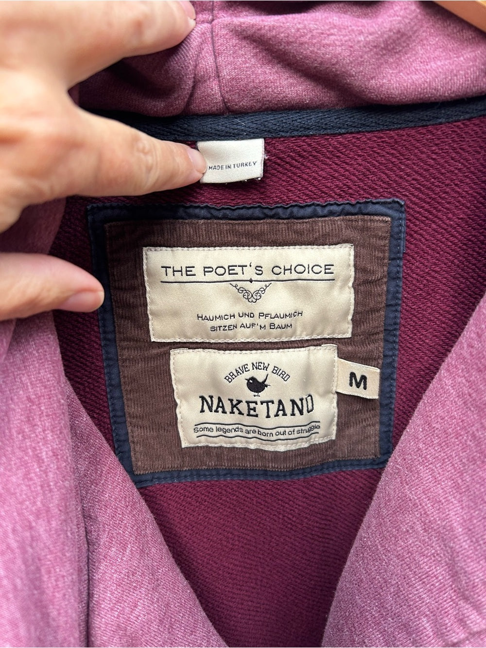 Naketano Poets Choice Assymetric Sweatshirt, size M