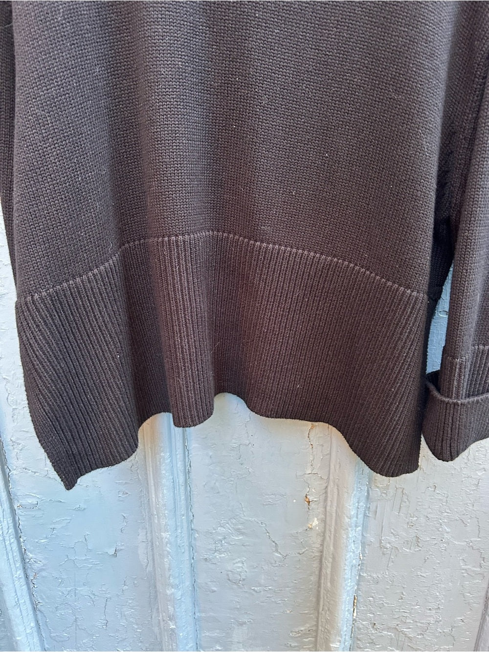 Gap Black Cotton Turtleneck Sweater, size M