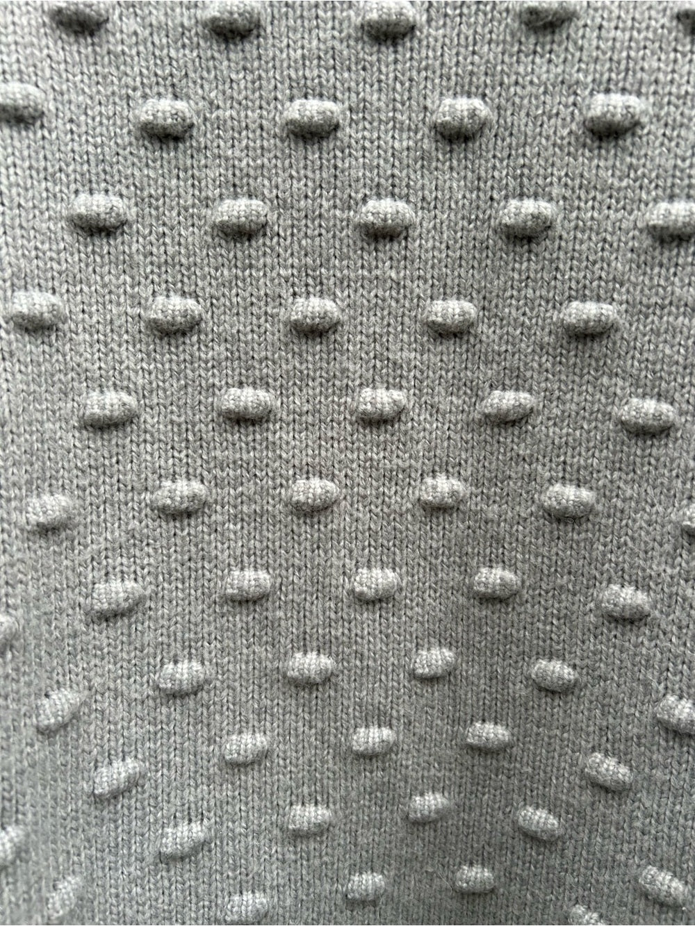 Twik for Simons Grey Popcorn Sweater, size XL