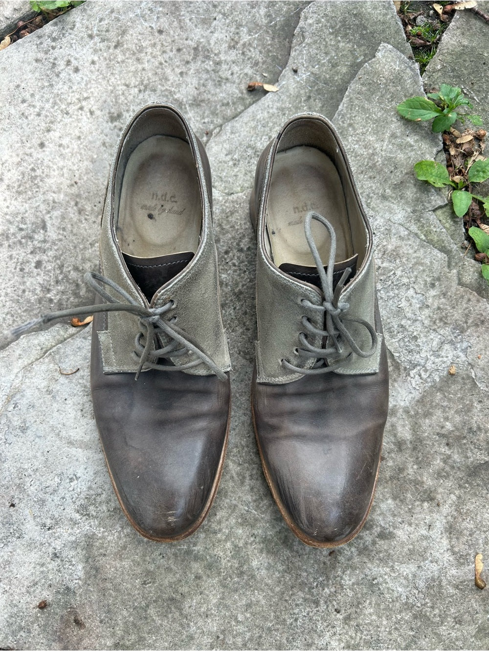 NDC Made by Hand Leather Derby Shoe, size 8.5