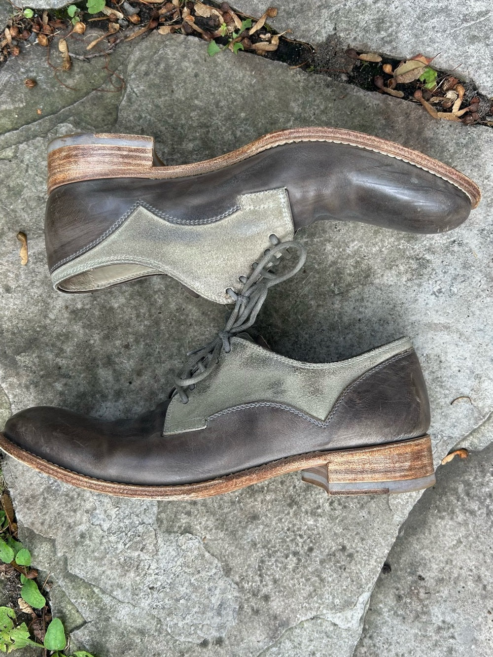 NDC Made by Hand Leather Derby Shoe, size 8.5