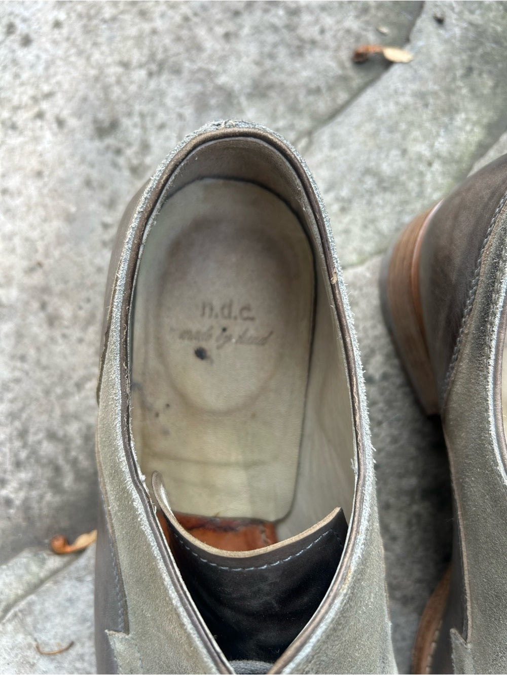 NDC Made by Hand Leather Derby Shoe, size 8.5