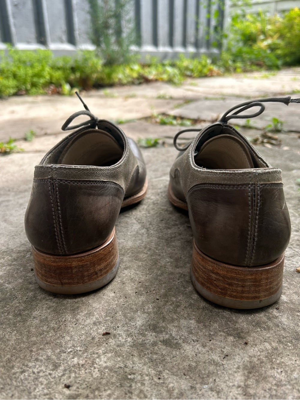 NDC Made by Hand Leather Derby Shoe, size 8.5