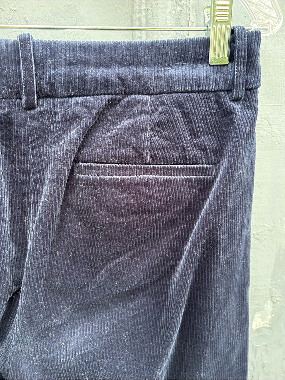 J Crew Navy Straight Leg Cords, size 6
