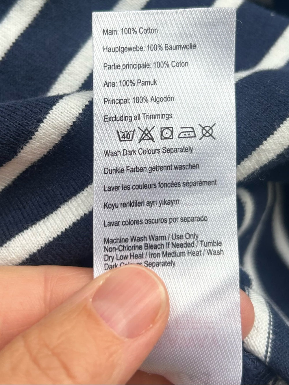Joules Mariner long sleeve tee, size 6