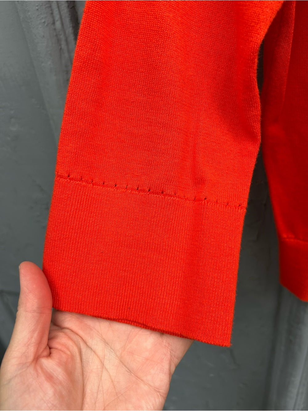 Kate Spade Orange jewelled Cardigan, size M