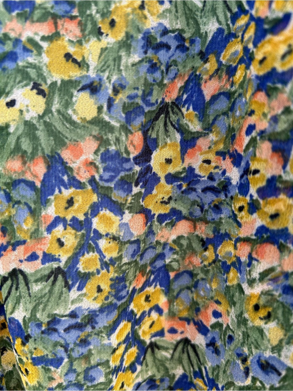 M&S Floral V-Neck Mini Relaxed Smock Dress, size UK 12 (US8)