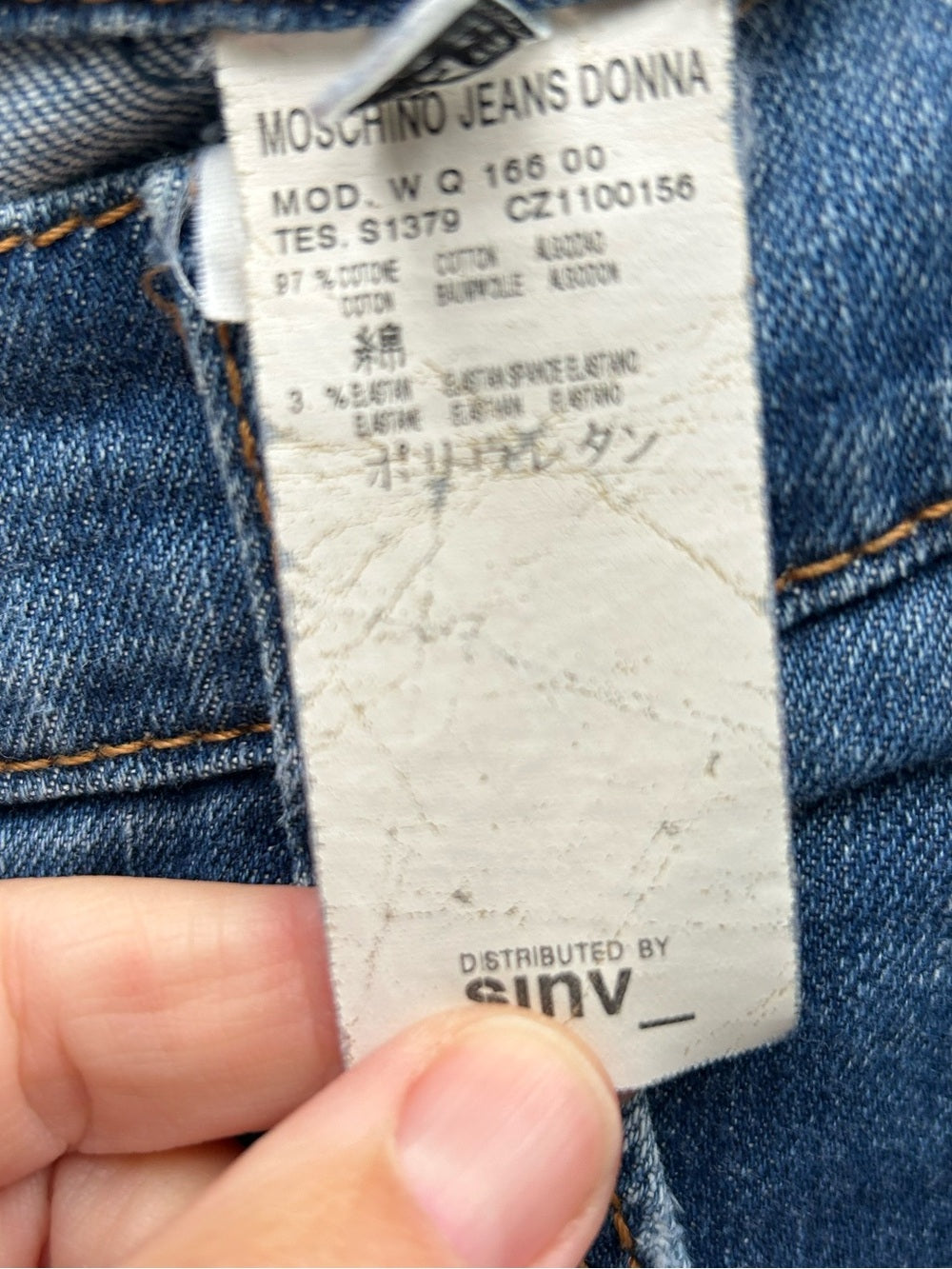Moschino Straightleg Jeans, size 32