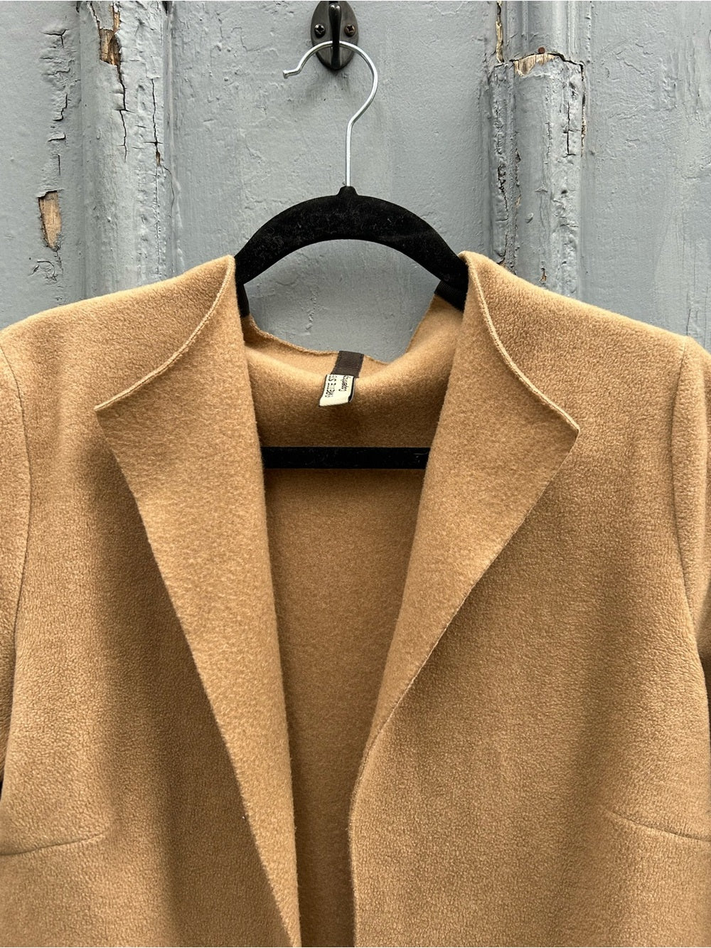 Henriette Steffensen Long Fleece Cardigan Jacket, size XS (fits up to M)