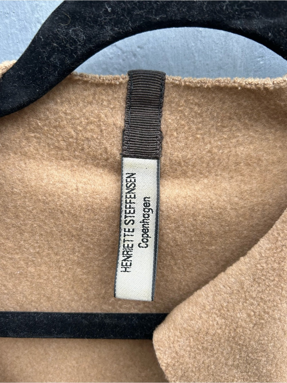 Henriette Steffensen Long Fleece Cardigan Jacket, size XS (fits up to M)