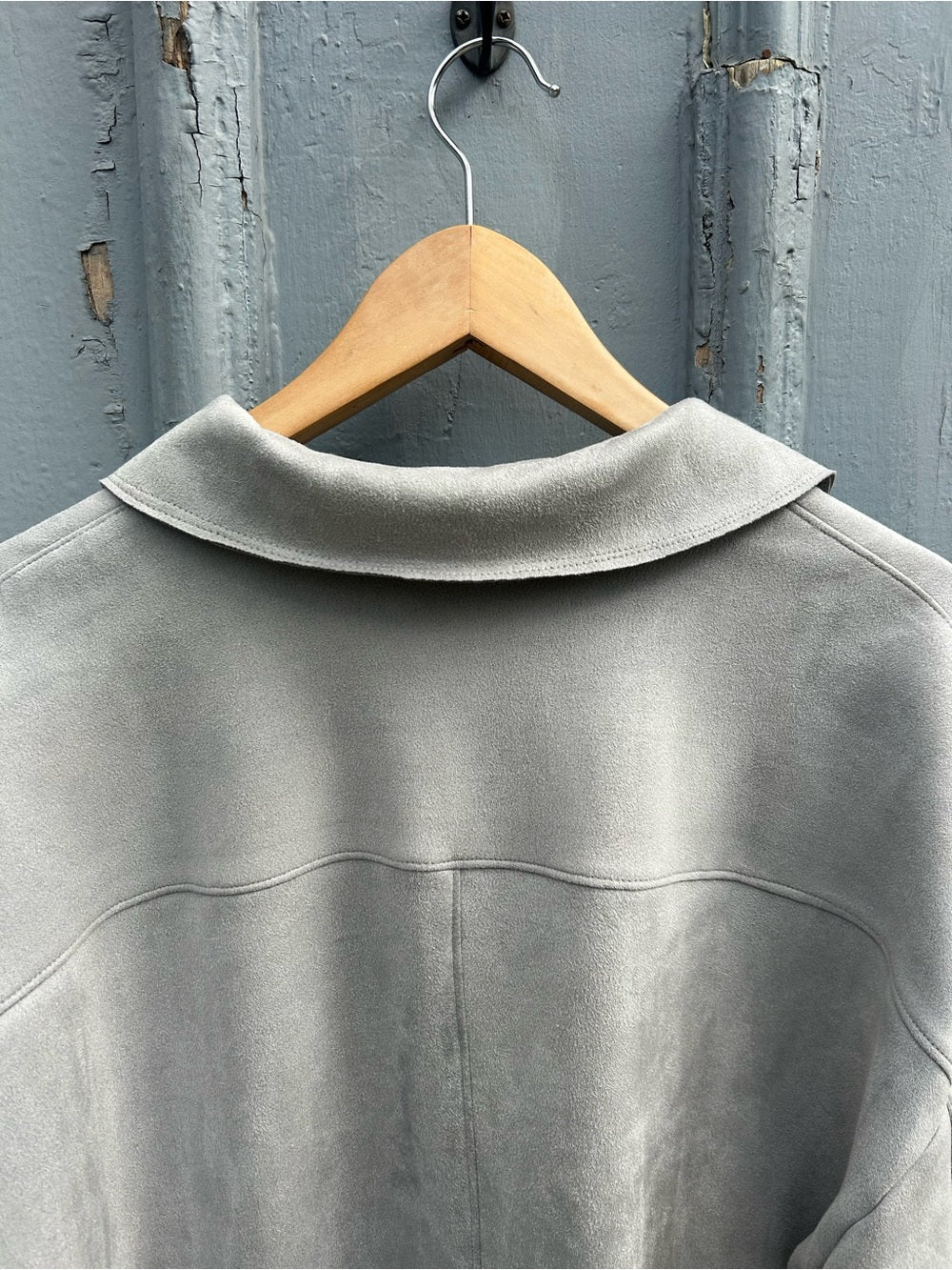 Denim & Company Faux Suede Jacket, size 1X