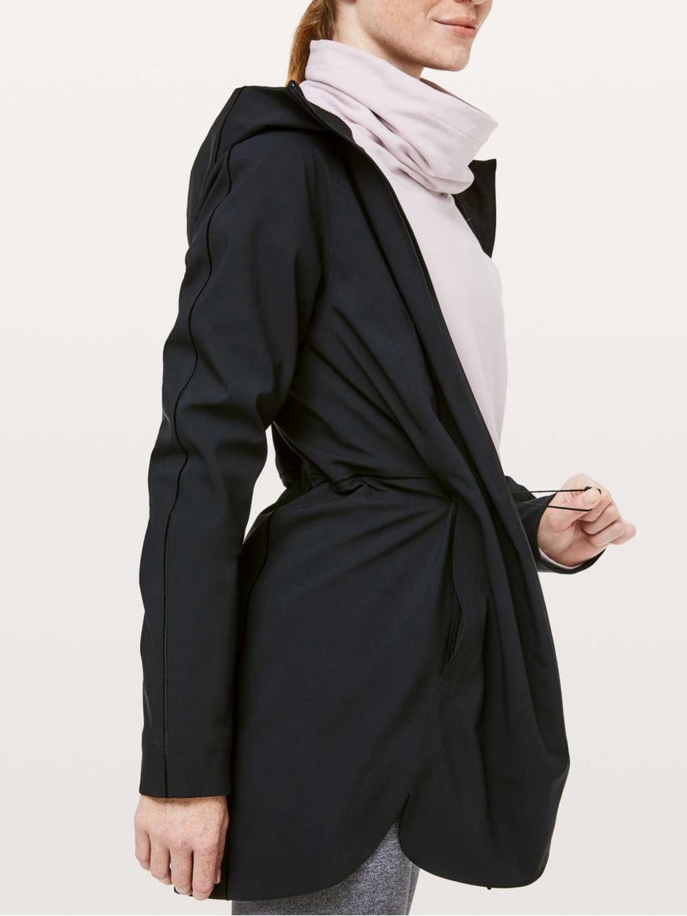 Lululemon Glyde Along Soft Shell Rain Coat, size 6