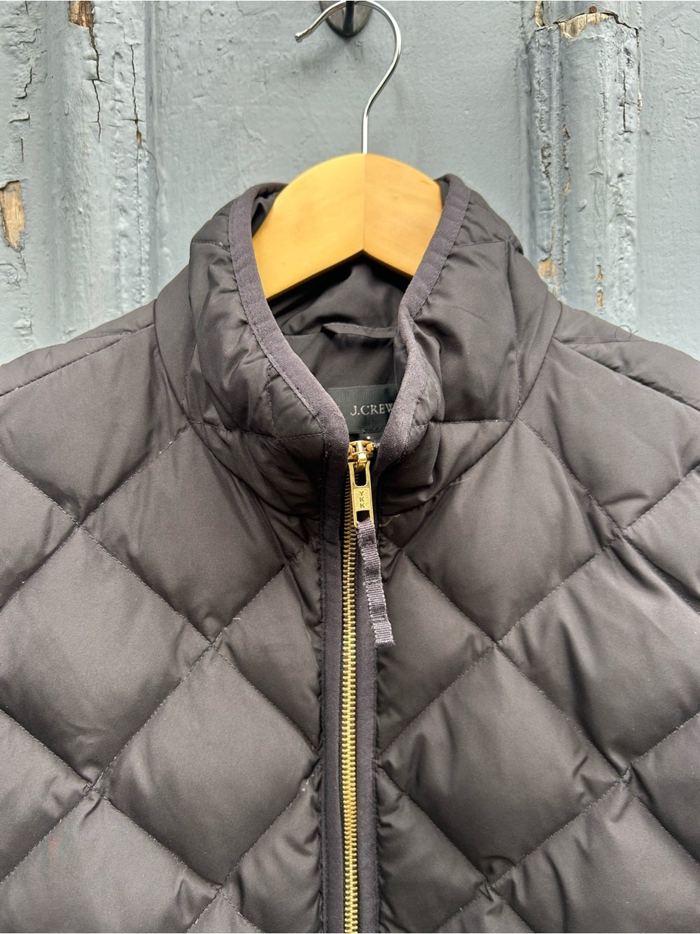 J Crew Black Excursion Quilted Vest, size M