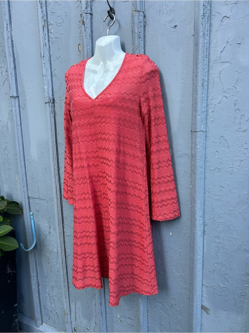 M MISSONI Orange Chevron Knit dress, Small