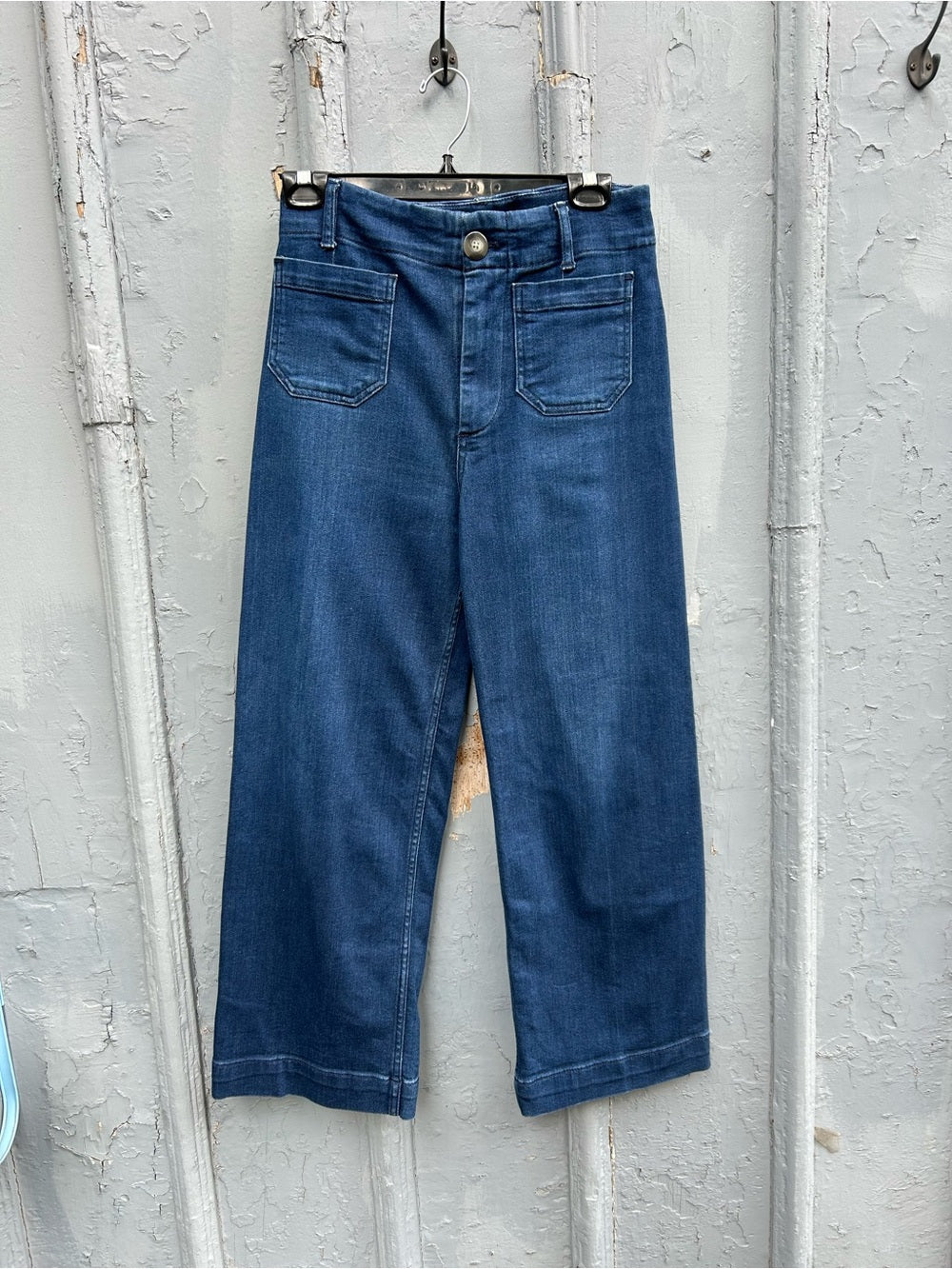 Anthropologie Pilcro Skipper Wideleg Denim Jeans, size 26