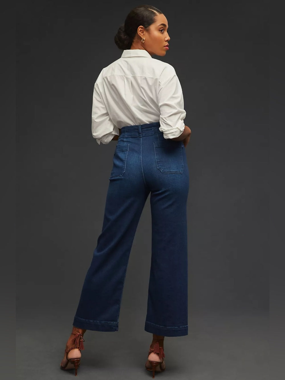 Anthropologie Pilcro Skipper Wideleg Denim Jeans, size 26