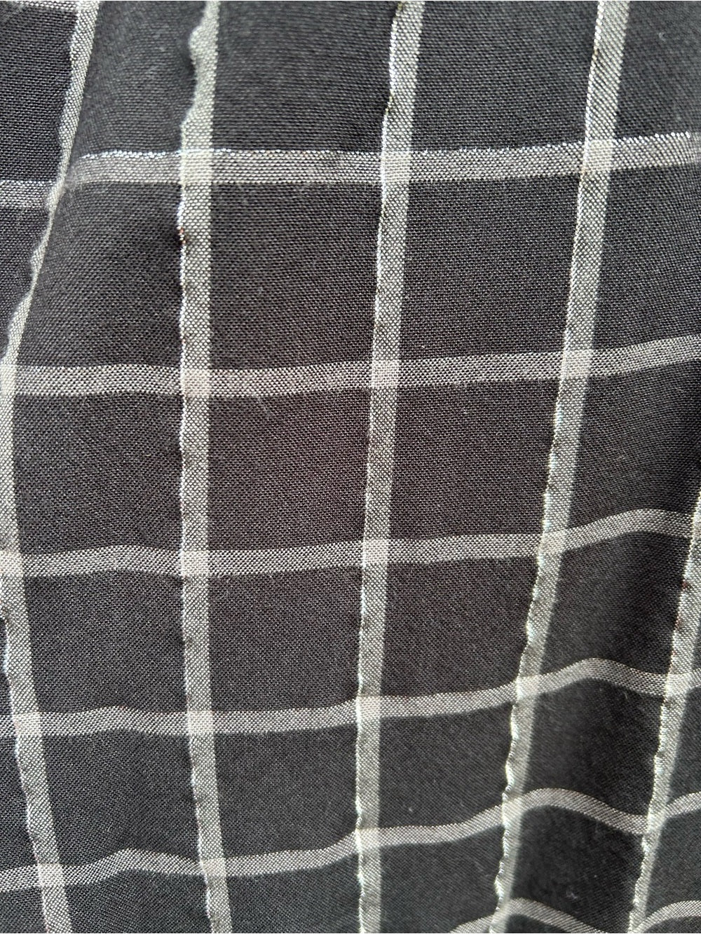Rails Eloise windowpane plaid button down, size L,