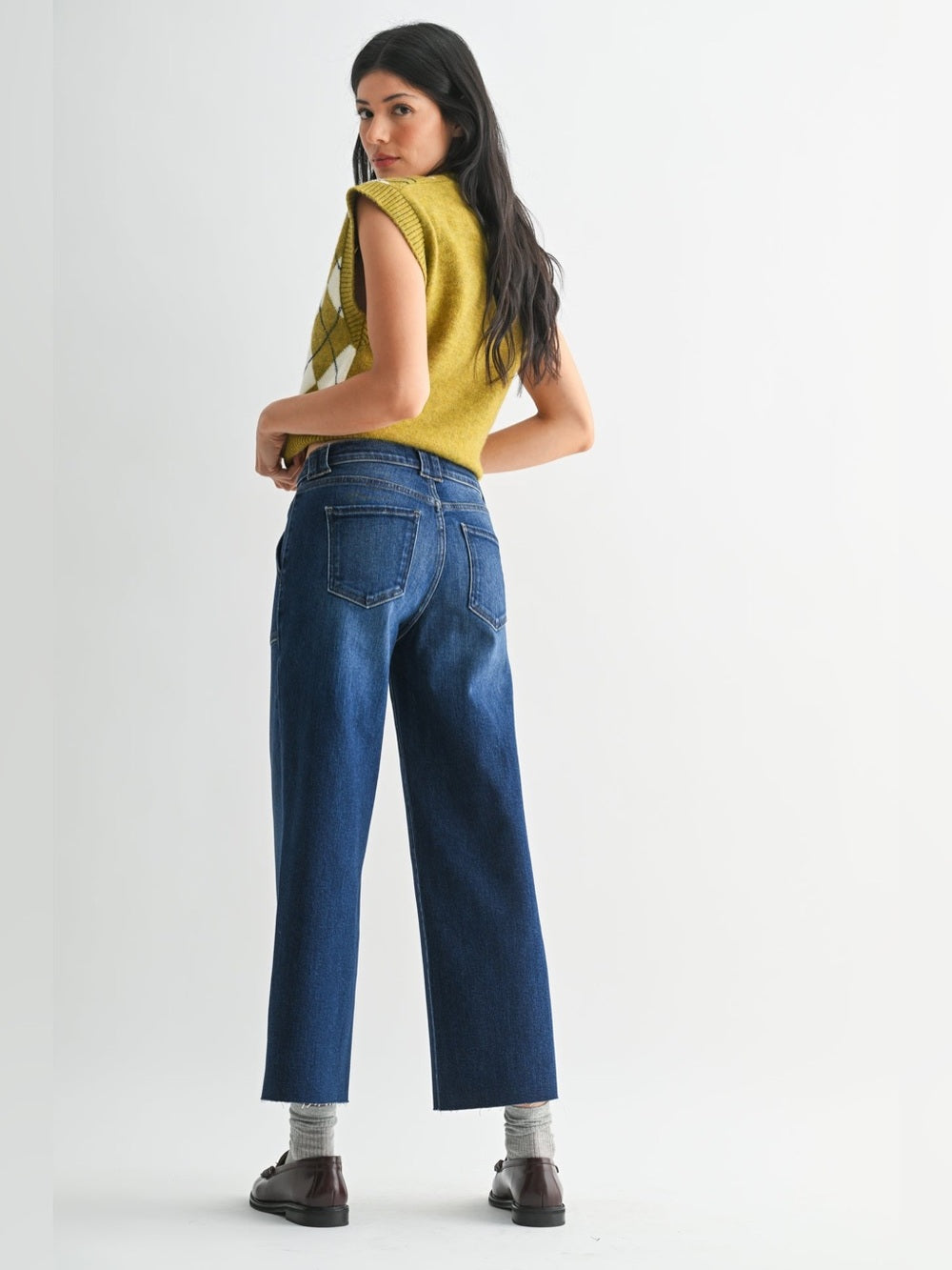 Just Black Denim blue Sailor Pants, size 29