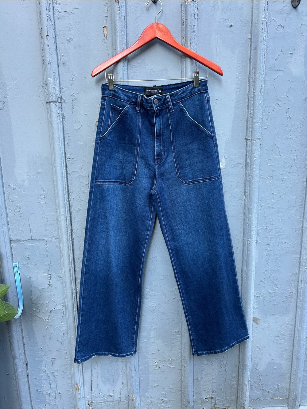 Just Black Denim blue Sailor Pants, size 29